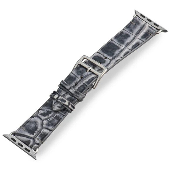 Genuine Alligator Watch Strap – Premium Exotic Skin - Seafoam Color - Picture 5 of 6